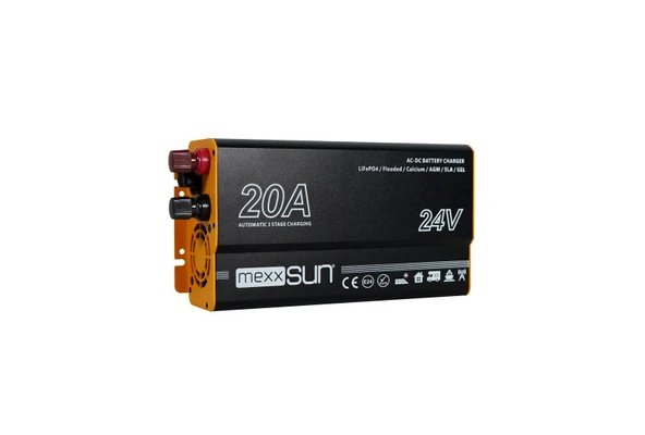 MEXXSUN AC-DC Akü Şarj Cihazı 24V-20A ürün görseli 1