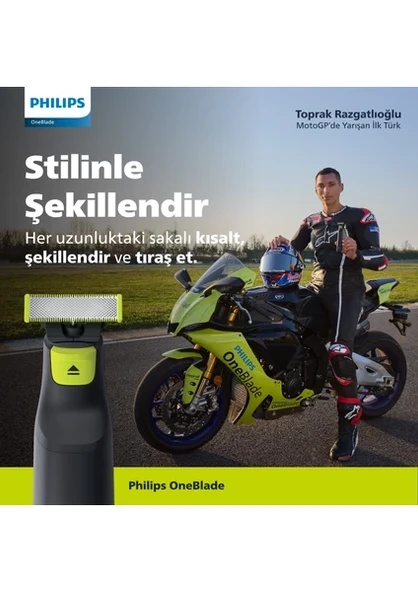 Philips QP2724/10 Oneblade Yüz Şekillendirici - Resim 2