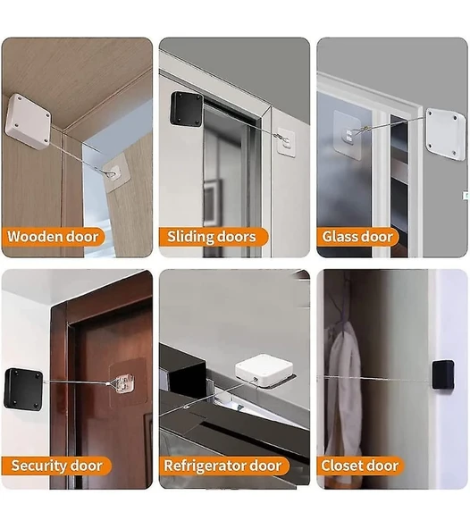 2 Li Ev Ofis Dış Kapı Otomatik Kapı Kapatma Aparatı - Resim 7