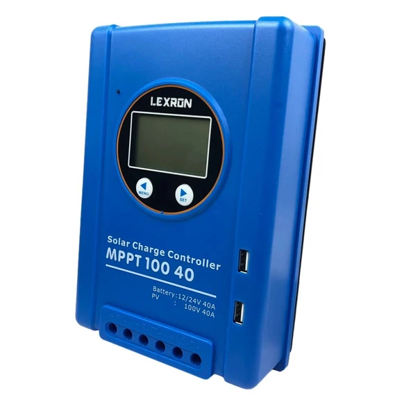 Lexron 40 Amper 40A MPPT ŞARJ KONTROL CİHAZI ürün görseli 1