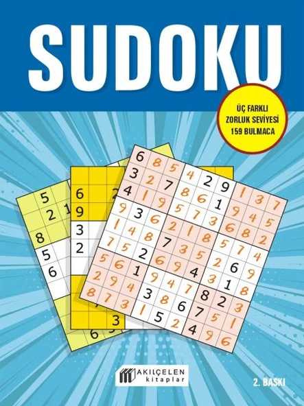 Sudoku – Üç Farklı Zorluk Seviyesi 147 Bulmaca ürün görseli 1