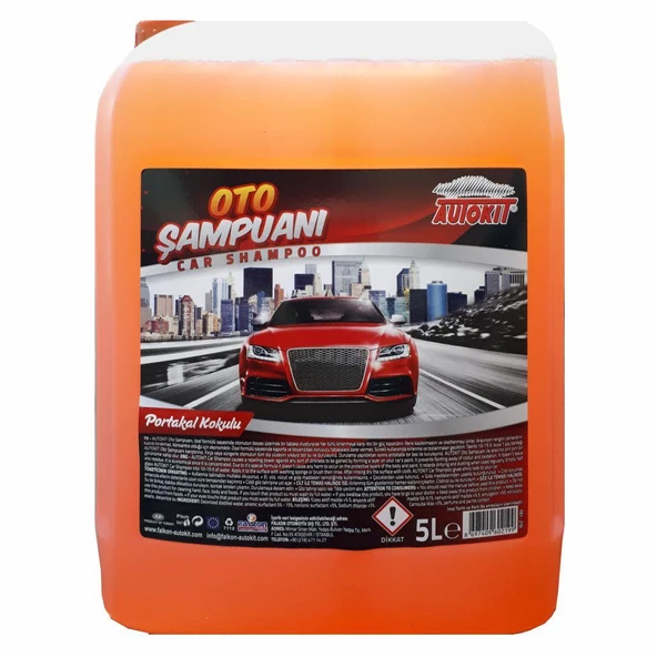 Autokit Oto Şampuanı Portakal Kokulu 5 LT ürün görseli 1