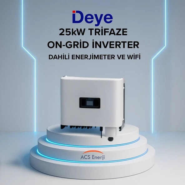 Deye 25KW ON-GRİD TRİFAZE İNVERTER ürün görseli 1