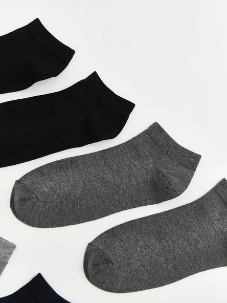 LCW ACCESSORIES Karışık Erkek Bambu Patik Çorap 7'li - Resim 2