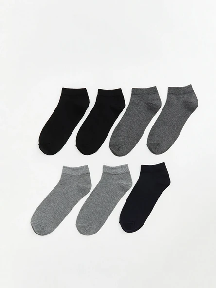 LCW ACCESSORIES Karışık Erkek Bambu Patik Çorap 7'li ürün görseli 1