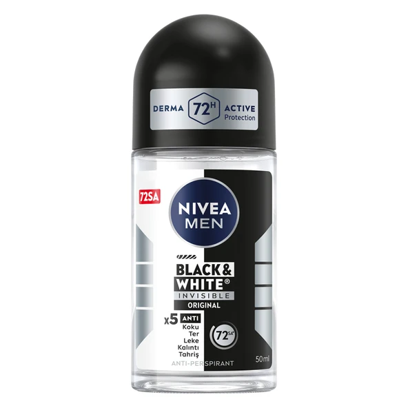 Nivea Erkek Roll-on Mini Boy Black Whıte Orijinal 25 ml ürün görseli 1