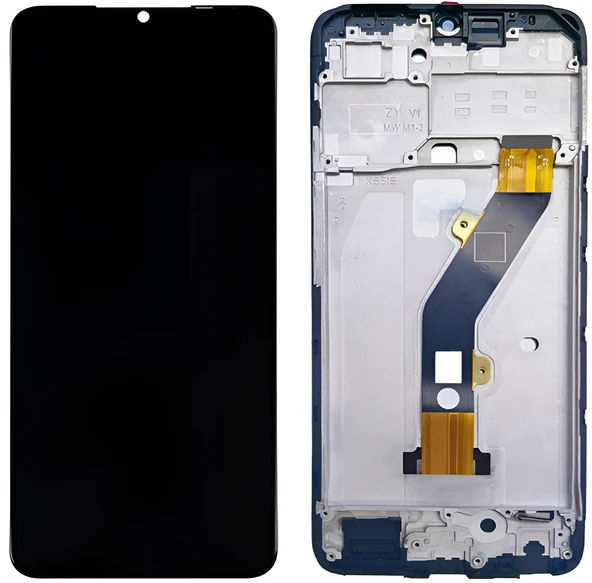 Tecno Smart 7 X6515 Uyumlu Çıtalı A Kalite Lcd Ekran Dokunmatik ürün görseli 1