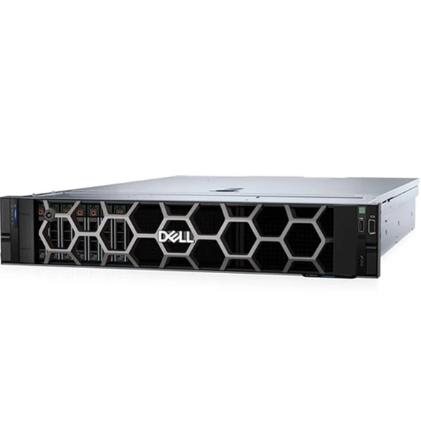 DELL POWEREDGE EMEA_PER760XS1FLEXI6 16X2.5" 5418Y 2X64GB 2X480GB SSD SATA 2X1100W 3 YIL YERİNDE GARANTİ ürün görseli 1