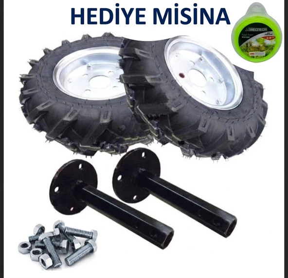 Yağmur Çapa Teker Aks Takımı 400x8 27mm Hediyeli Ürün ürün görseli 1