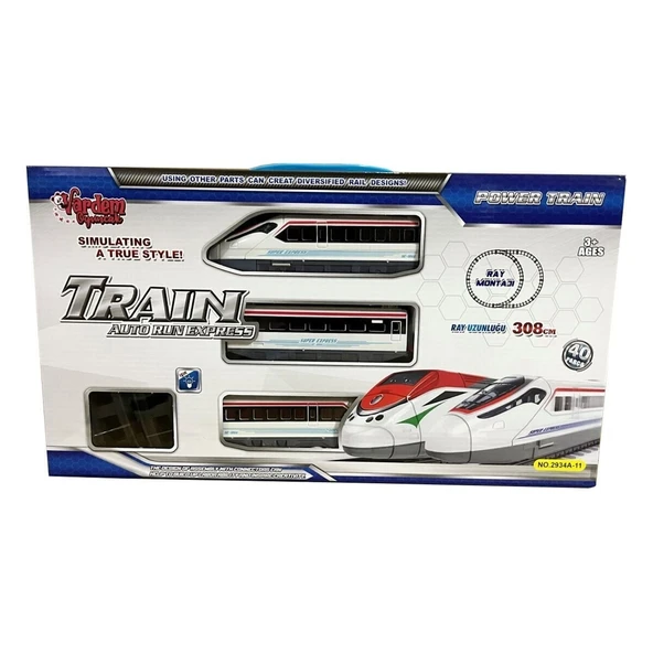 LE-2934A-11 40PCS IŞIKLI 308CM HIZLI TREN SET ürün görseli 1