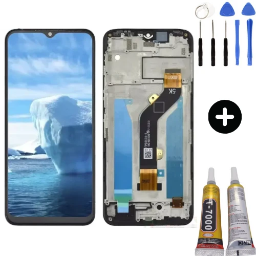 Tecno Spark 9T KH6 Uyumlu Çıtalı A Kalite Lcd Ekran Dokunmatik + Montaj Seti ürün görseli 1