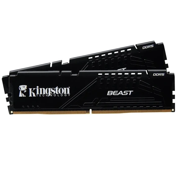 16 GB DDR5 5200MHZ KINGSTON BEAST BLACK EXPO 2x8GB CL36 DIMM DT KF552C36BBEK2/16TR ürün görseli 1