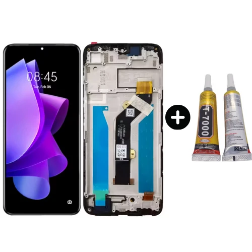 Tecno Spark 9 Uyumlu Çıtalı OLED Lcd Ekran Dokunmatik + B7000 ürün görseli 1