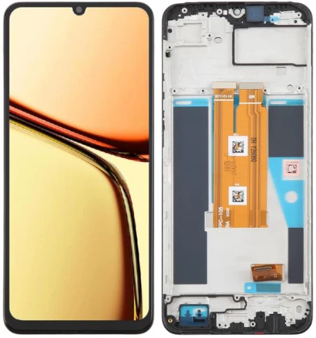 Oppo Realme C61 RMX3930 Uyumlu Çıtalı Servis Lcd Ekran Dokunmatik ürün görseli 1
