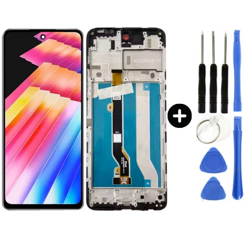 İnfinix Hot 30 X6831 Uyumlu Çıtalı Servis Lcd Ekran Dokunmatik + Tamir Seti ürün görseli 1