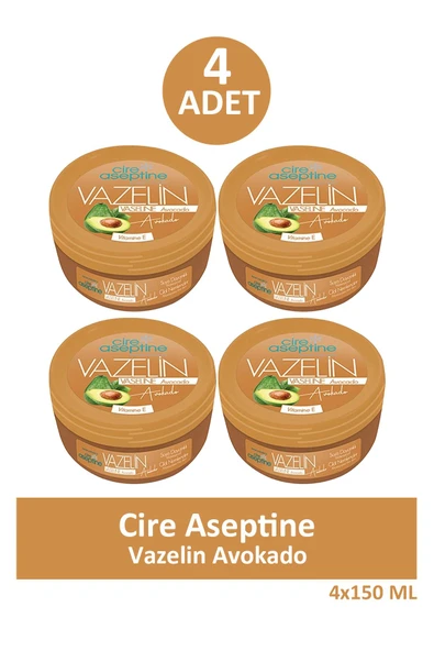 Cire Aseptine Vazelin Avokado 150 ml (4 Adet) ürün görseli 1