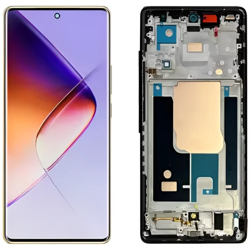 İnfinix Note 40 Pro 4G X6850 Uyumlu Çıtalı Lcd Ekran Dokunmatik Siyah ürün görseli 1
