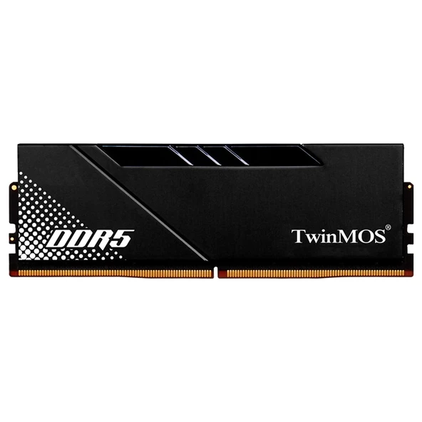 16 GB DDR5 5600MHZ CL46 SİYAH VOLTX TWINMOS SOĞUTUCULU DT TMD516GB5600U46B ürün görseli 1