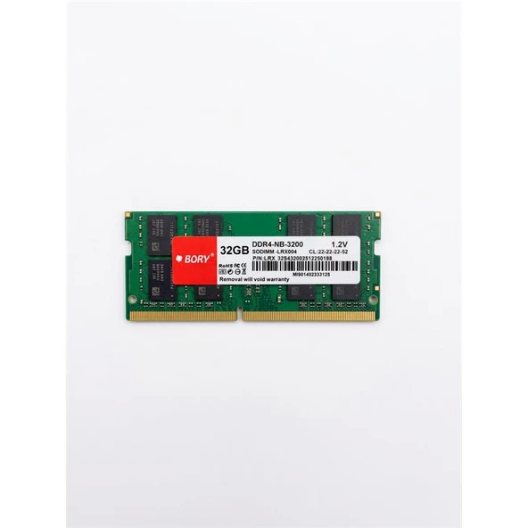 32 GB DDR4 3200MHZ BORY KUTULU NB ürün görseli 1