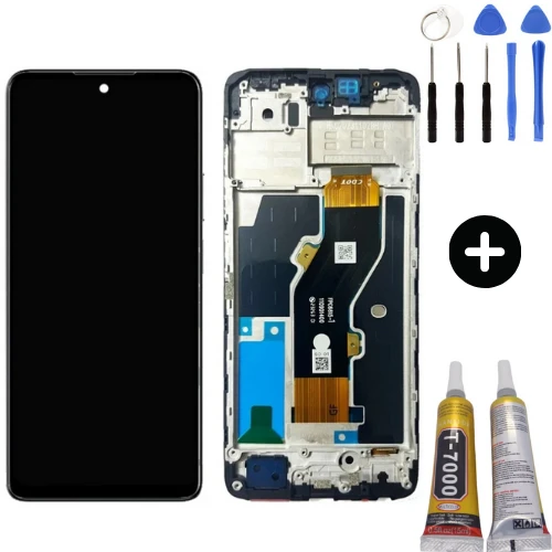 Tecno Spark Go 2024 BG6 Uyumlu Çıtalı HK Lcd Ekran Dokunmatik + Montaj Seti ürün görseli 1