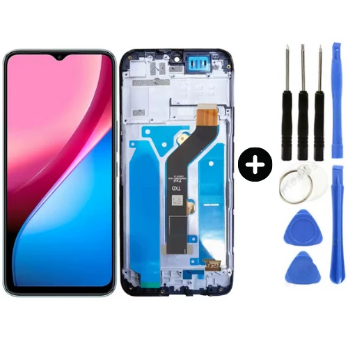 İnfinix Hot 10i X659B PR652B X658E PR652C X658B X659 Uyumlu Çıtalı HK Lcd Ekran Dokunmatik + Tamir Seti ürün görseli 1