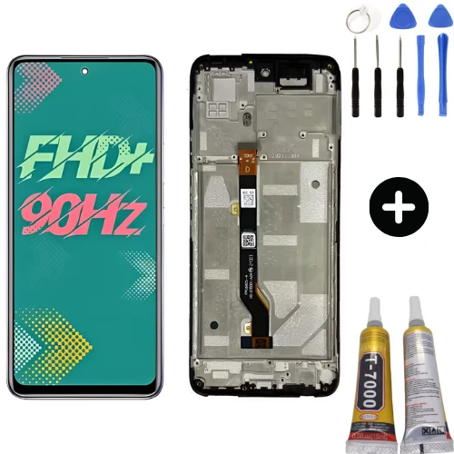 İnfinix Hot 11S X6812B X6812 Uyumlu Çıtalı OLED Lcd Ekran Dokunmatik + Montaj Seti ürün görseli 1