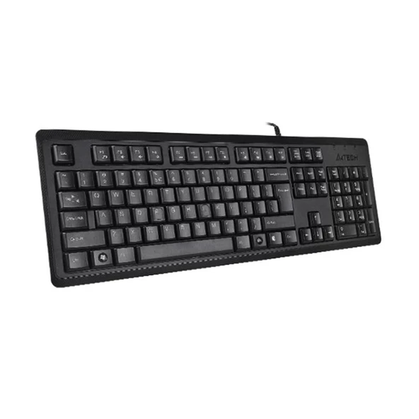 A4 TECH KR-92 Q TR MM SİYAH USB KABLOLU KLAVYE - Resim 2