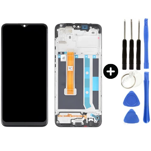 Oppo A15 Uyumlu Çıtalı Servis Lcd Ekran Dokunmatik + Tamir Seti ürün görseli 1
