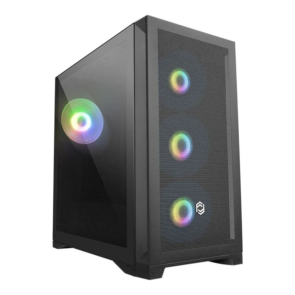 FRISBY FC-9475G CREVO 600W+80 BRONZE 4XRGB GAMING KASA ürün görseli 1