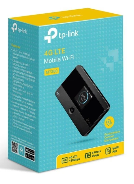 TP-LINK M7350 300MBPS 4G LTE MOBIL KABLOSUZ ROUTER ürün görseli 1