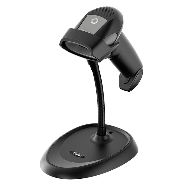 TIWOX VS-333 1D LAZER KABLOLU USB BARKOD OKUYUCU + STAND ürün görseli 1