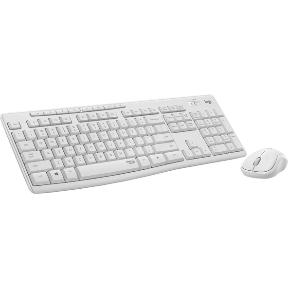LOGITECH MK295 Q TR SESSİZ KABLOSUZ KLAVYE MOUSE SET BEYAZ 920-010089 ürün görseli 1