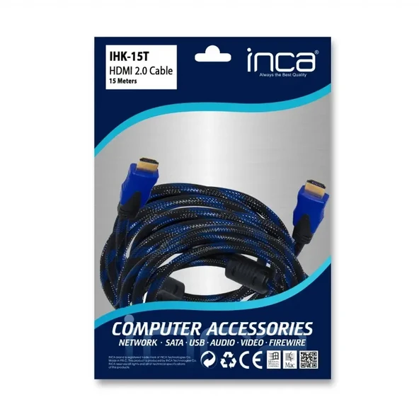 INCA IHK-15T 15 METRE HDMl TO HDMl 2.0V ürün görseli 1