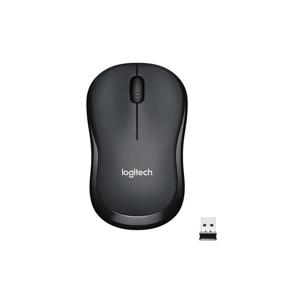 LOGITECH M221 SESSİZ KABLOSUZ USB MOUSE SİYAH 910-006510 ürün görseli 1