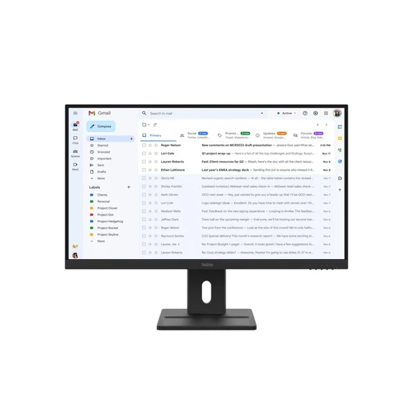 27 LENOVO E27-40 THINKVISION 64BCMAT4TK 4MS 100HZ HDMI+VGA WLED PIVOT MONITOR (3 YIL GARANTİ) ürün görseli 1
