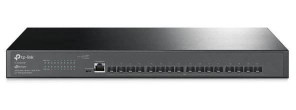 TP-LINK OMADA TL-SX3016F 16 PORT 10 GIGABIT SFP+ CONSOLE PORT LAYER2+ YÖNETİLEBİLİR RACKMOUNT SWITCH ürün görseli 1