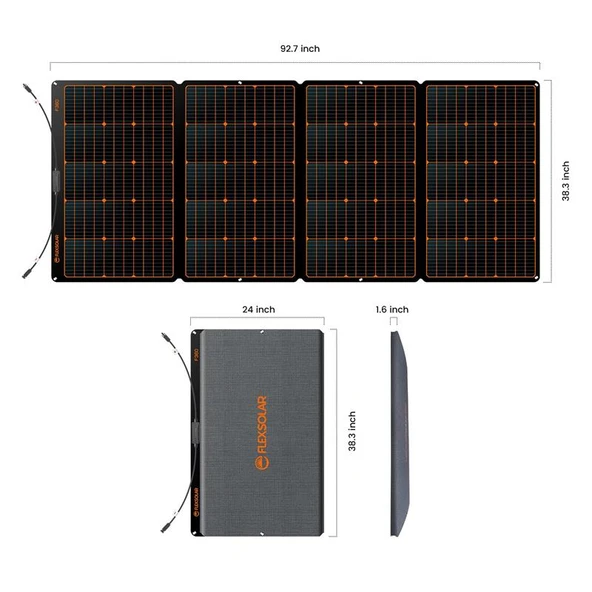 FLEXSOLAR F360 TAŞINABİLİR GÜNEŞ PANELİ 360W - Resim 2