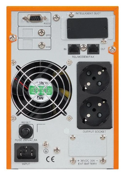 MAKELSAN POWERPACK SE 1KVA 1F/1F (2X9AH) 5/15DK ONLINE UPS - Resim 2