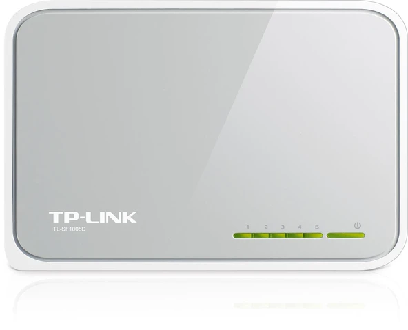 TP-LINK TL-SF1005D 5 PORT 10/100 PLASTİK KASA SWITCH ürün görseli 1