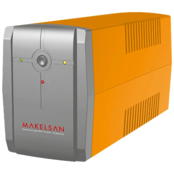 MAKELSAN LION 650VA 1F/1F (1X7AH) 5/10DK LINE INTERAKTIF UPS ürün görseli 1