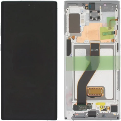 Samsung Galaxy Note 10 Plus SM-N975 Uyumlu Çıtalı HK Lcd Ekran Dokunmatik Beyaz ürün görseli 1