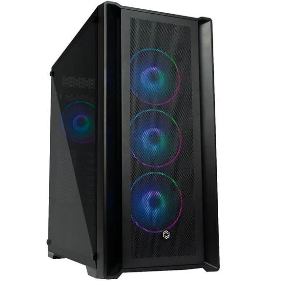 FRISBY FC-9445G DYNAMIC 850W 80+ BRONZE 4X120MM RGB FAN MESH USB 3.0 GAMING SİYAH KASA ürün görseli 1