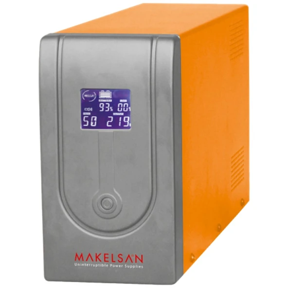 MAKELSAN LION 2200VA 1F/1F (2X9AH) 5/10DK LINE INTERAKTIF UPS ürün görseli 1