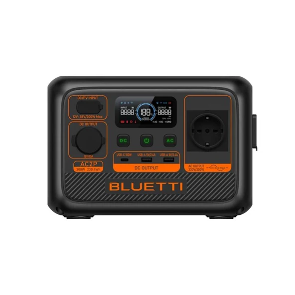 BLUETTI AC2P 300W 230,4WH TAŞINABİLİR GÜÇ İSTASYONU ürün görseli 1