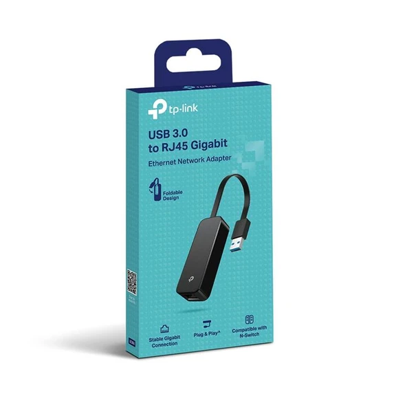 TP-LINK UE306 USB 3.0 GIGABIT ETHERNET AĞ ADAPTORU ürün görseli 1