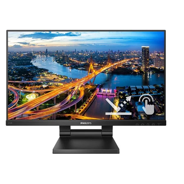 24 PHILIPS 242B1TC/00 IPS 4MS 75MHZ 1XVGA 1XHDMI 1XDP USB 3.2 FHD 1920X1080 HOPARLÖR DOKUNMATİK EKRAN VESA ürün görseli 1