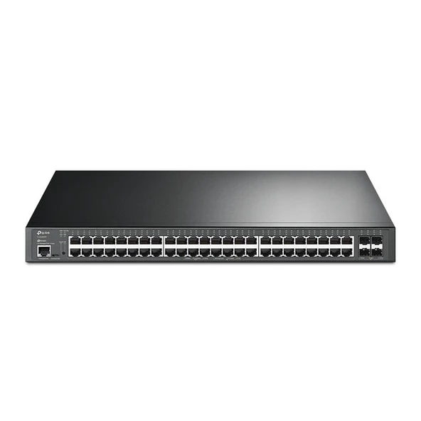 TP-LINK OMADA TL-SG3452XP 48 PORT GIGABIT + 4X10GB SFP+ 500W POE JETSTREAM YÖNETİLEBİLİR RACKMOUNT SWITCH ürün görseli 1
