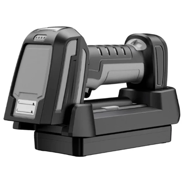PERKON TIGER RS56 2D 2.4GHZ 300M + BT+USB KABLOSUZ ULTRA DAYANIKLI IP67 ENDÜSTRİYEL BARKOD OKUYUCU + CRADLE ürün görseli 1