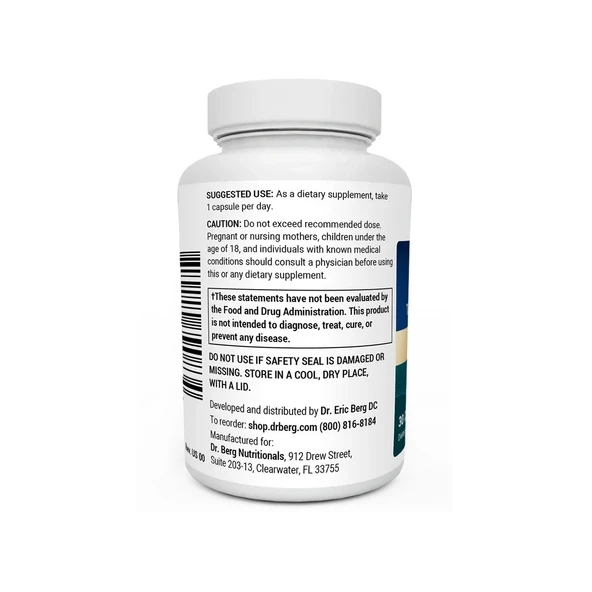DR.BERG TUDCA 25 30 Vegetable Capsules - Resim 2