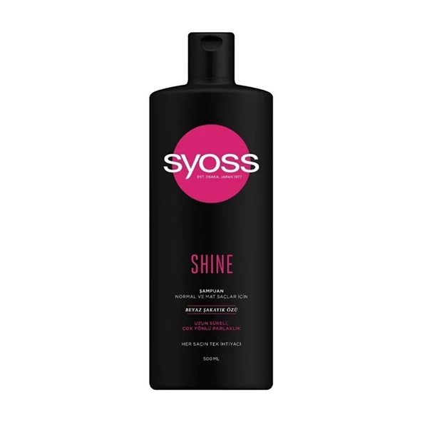 Syoss Shine Şampuan 500ml Normal ve Mat Saçlar İçin ürün görseli 1
